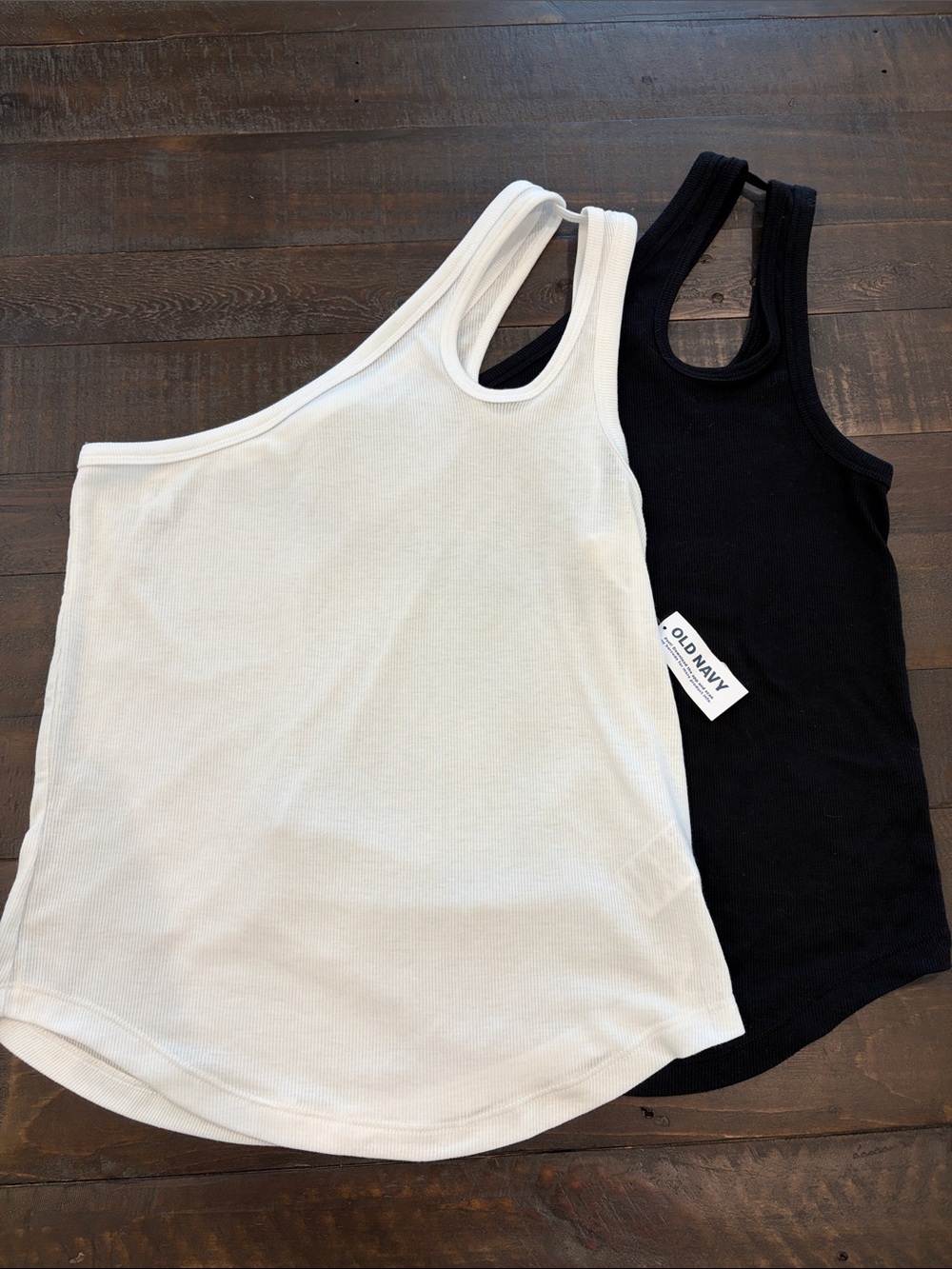 One Shoulder Tank Tops